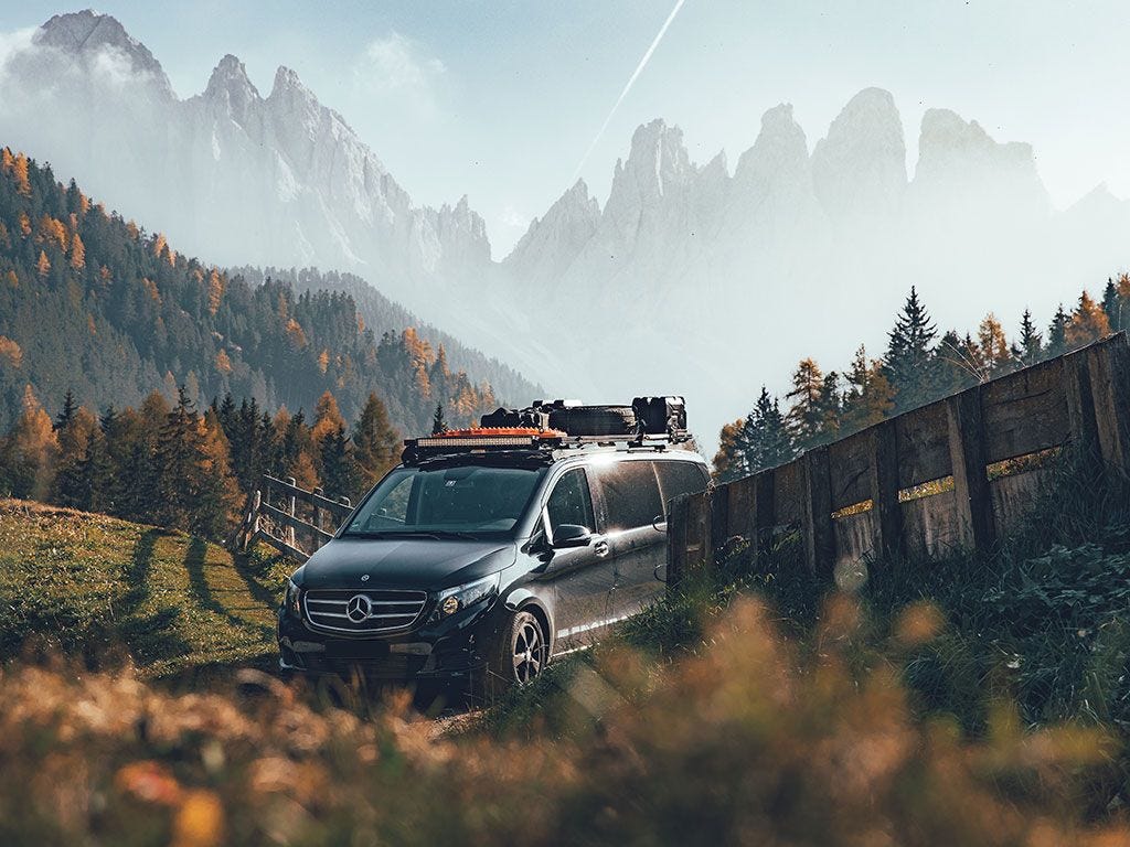 Mercedes-Benz V-Class L3/Metris 135inWB (2014-Current) Slimline II Roof Rack Kit