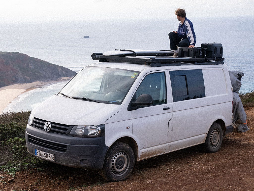 Volkswagen T5 Transporter SWB (2003-2015) Slimline II Roof Rack Kit Front Runner