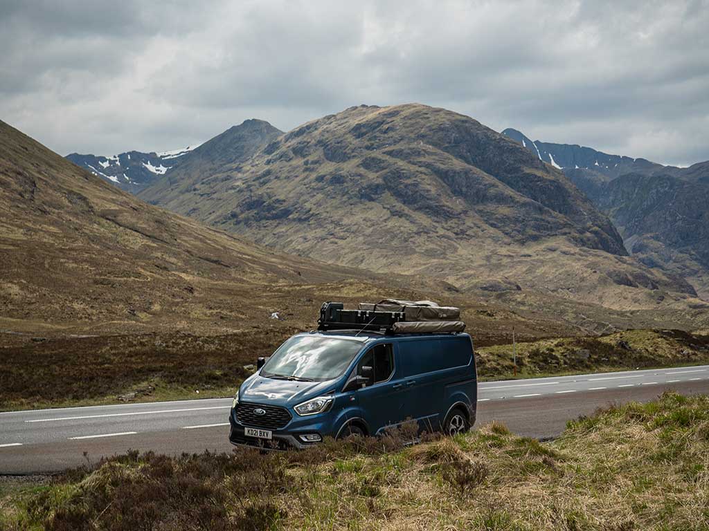 Ford Tourneo/Transit Custom LWB (2013-2022) Slimline II Roof Rack Kit Front Runner