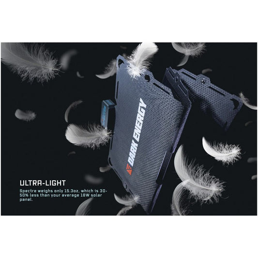 Spectre 18W Folding Solar Panel Dark Energy