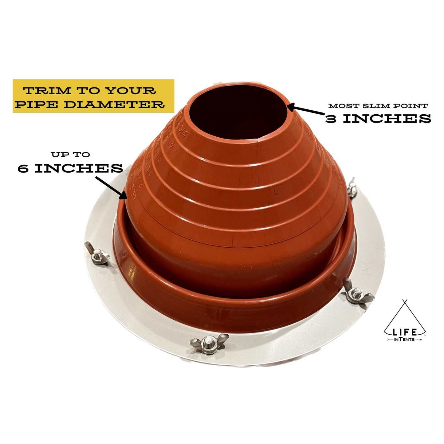 Stove Jack Flashing Kit | Tent Stove Boot | XL