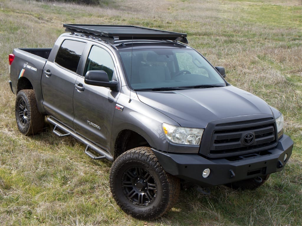 Toyota Tundra Crew Max (2007-2021) Slimline II Roof Rack Kit / Low Profile Front Runner