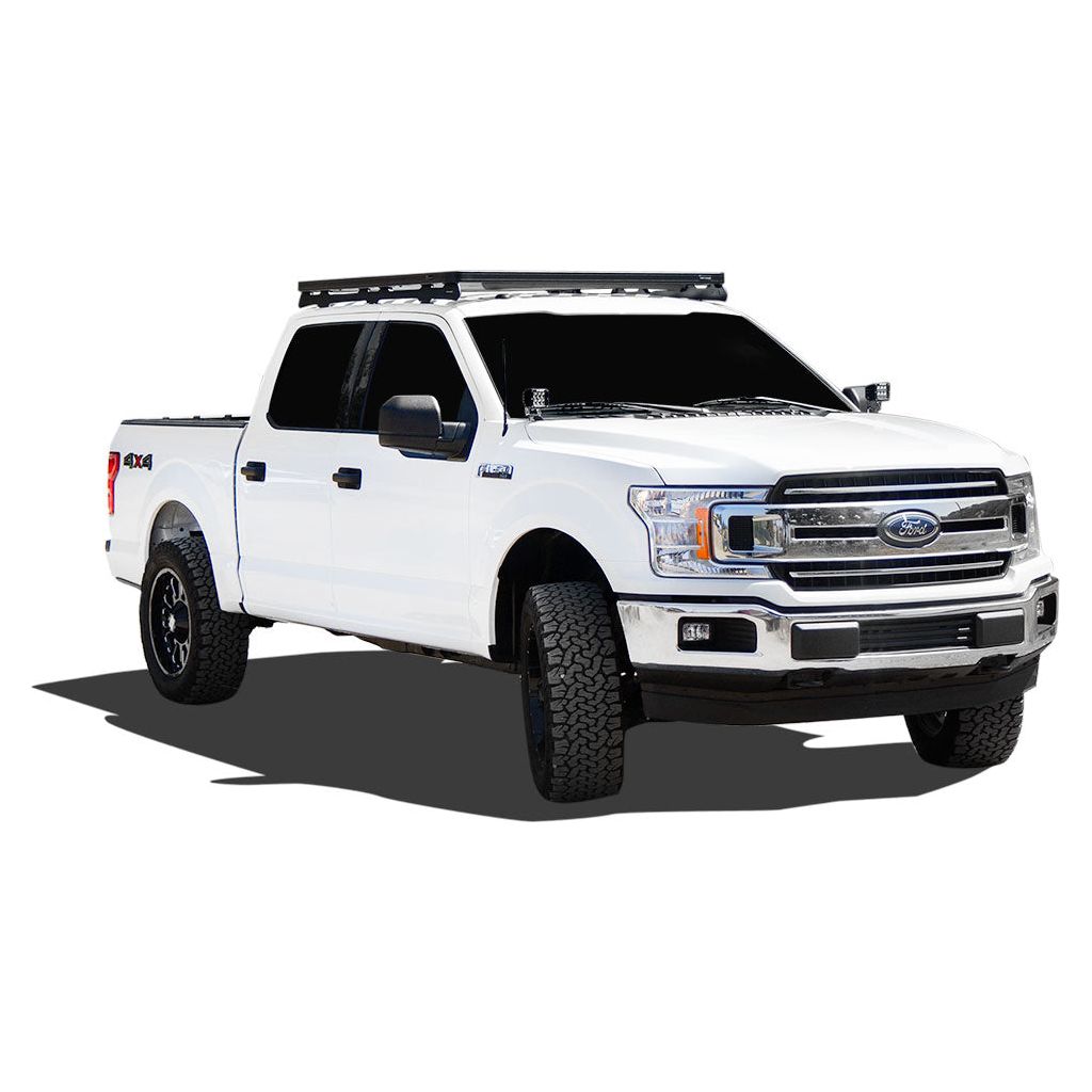 Ford F-150 Crew Cab (2009-Current) Slimline II Roof Rack Kit / Low Profile Front Runner