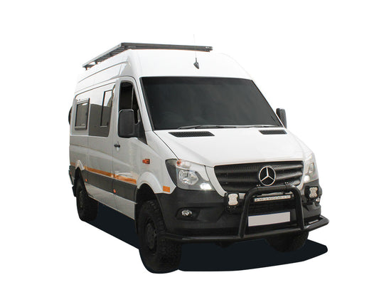 Mercedes-Benz Sprinter 144in/170in / L2/L3 / MWB/LWB Wheelbase w/OEM Tracks (2006-Current) Slimline II Roof Rack Kit / Tall Front Runner