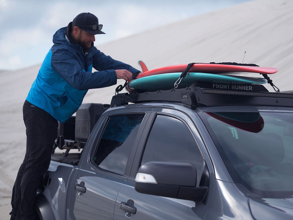 Ford Ranger T6 / Wildtrak / Raptor (2012-2022) Slimsport Roof Rack Kit / Lightbar ready Front Runner