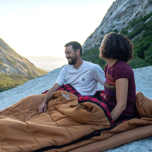 Bridger 20ºF Canvas Mammoth Double Sleeping Bag Teton Sports