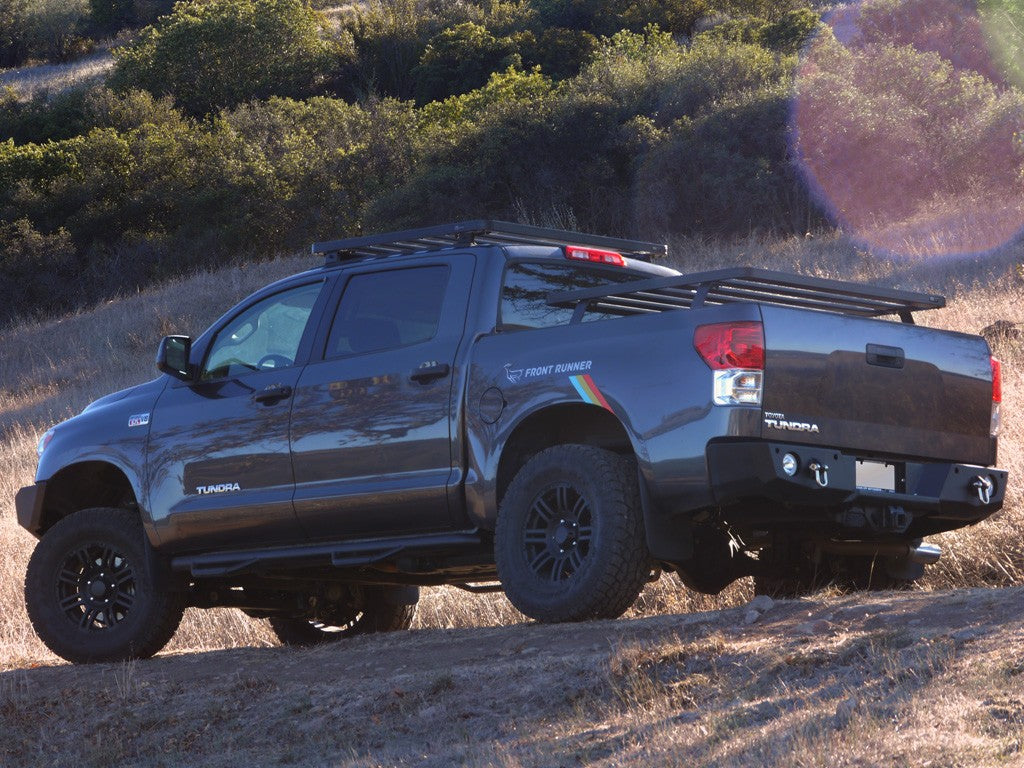 Toyota Tundra DC 4-Door Pickup Truck (2007-Current) Slimline II Load Bed Rack Kit Front Runner