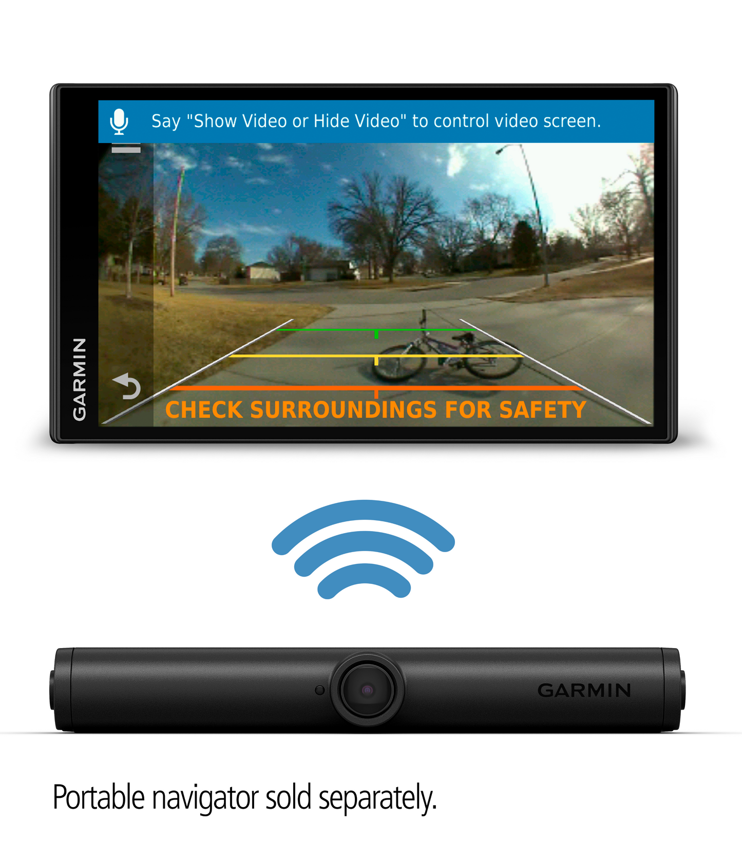 BC™ 40 Wireless Backup Camera with License Plate Mount