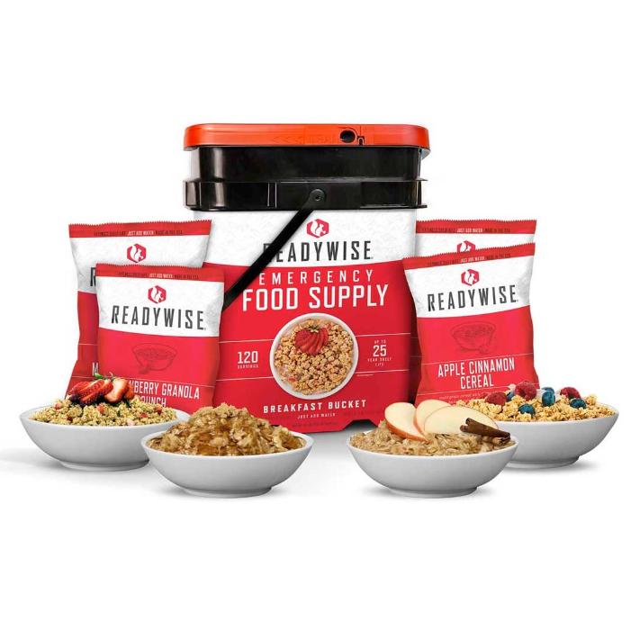 120 Serving Breakfast Bucket Readywise