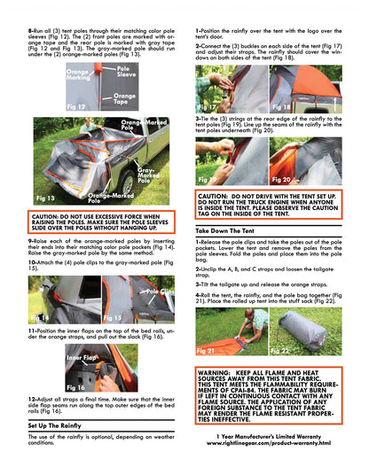 Truck Tent Rightline Gear