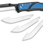 3" Razorlite EDC Blue-4 Knife