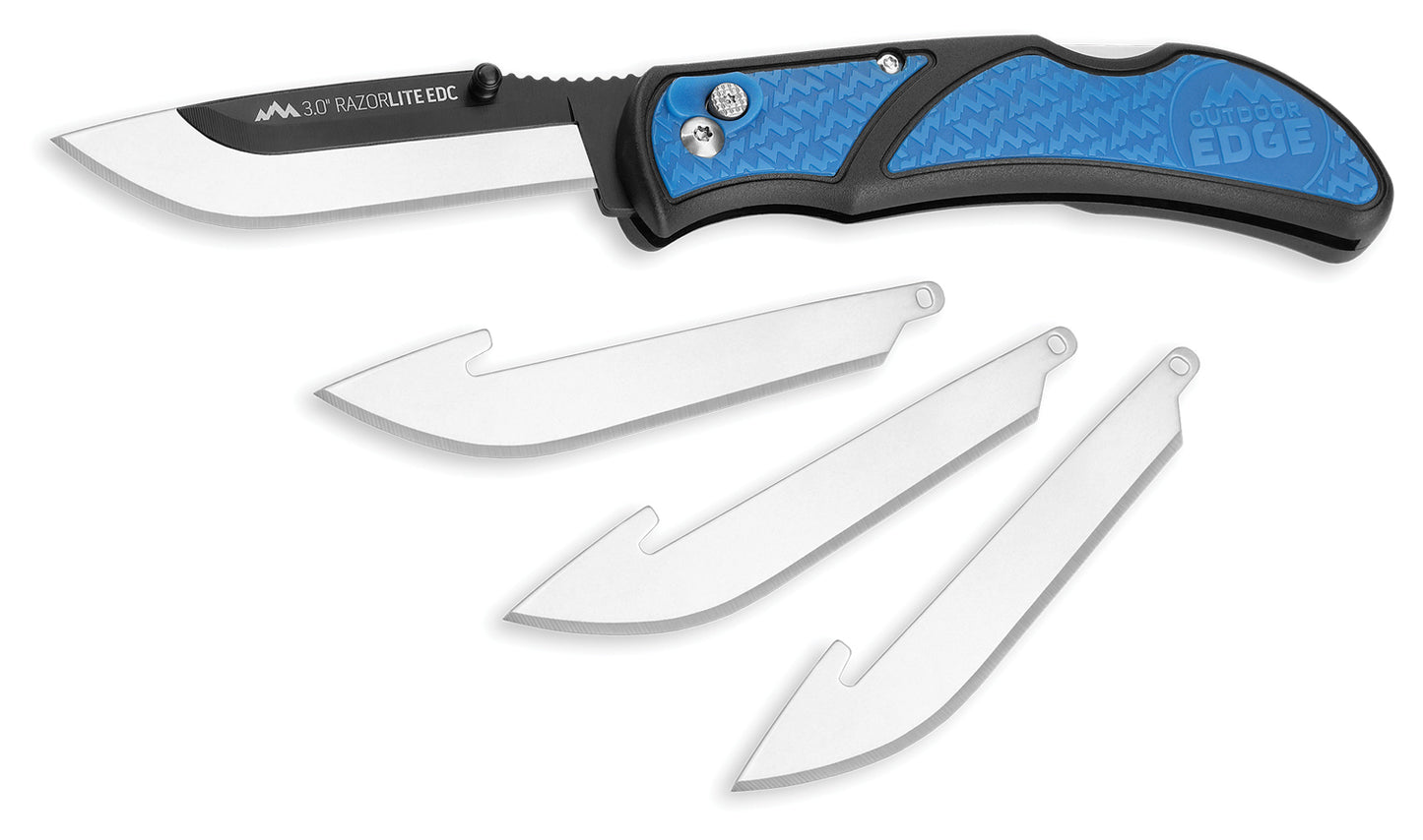 3" Razorlite EDC Blue-4 Knife