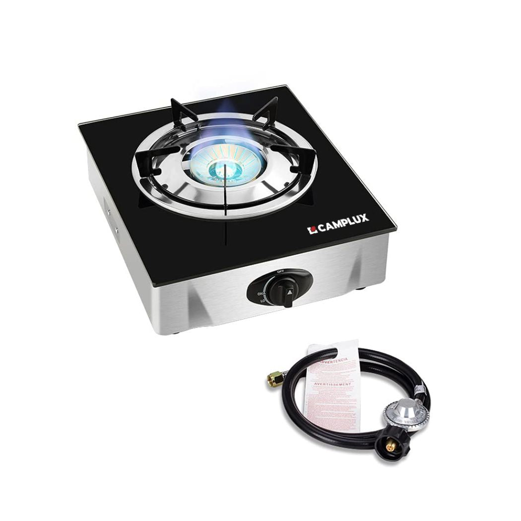 9,500 BTU Propane Single Burner Camp Stoves with Auto Ignition Camplux