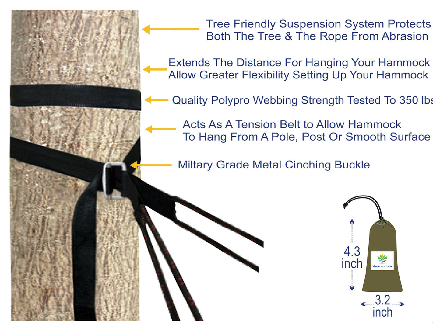 Deluxe Cinching Tree Straps