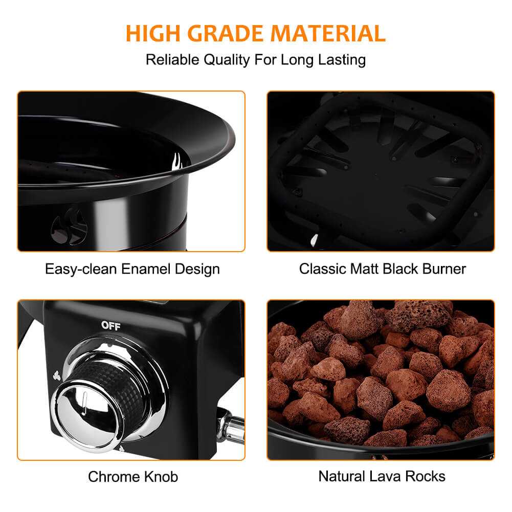 Camplux Propane Fire Pit Camping Fire Bowl for Cozy Outdoor Gatherings Camplux