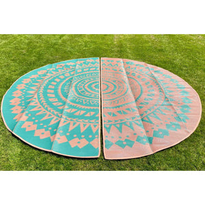Boho Style Bell Tent Floor Matting Cover | 16' (5M)