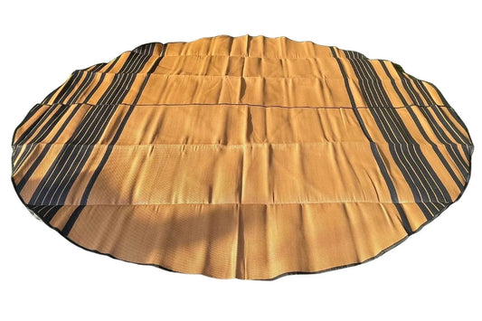 Striped Bell Tent Floor Matting Cover | 20' (6M) Size Life inTents