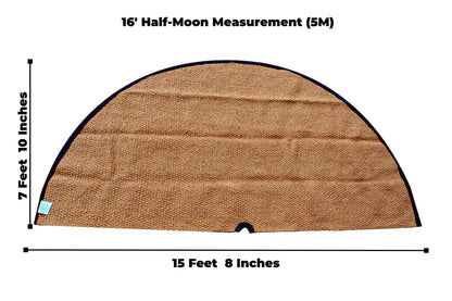 Coir Bell Tent Rug Half-Moon | 16' (5M)