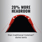 6-Person Skydome Camping Tent - Blackberry