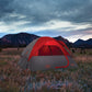 6-Person Flatwoods II Lightweight Dome Camping Tent - Red