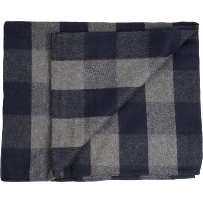 PLAID BLUE WOOL 50