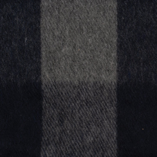 PLAID BLUE WOOL 50