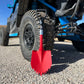 Krazy Beaver Mini Shovel with guard (Textured Red Head / Black Handle)