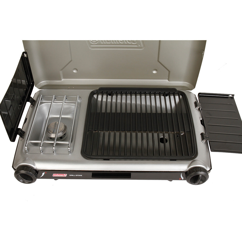 Deluxe Tabletop Propane 2-in-1 Grill/Stove - 2 Burner