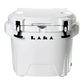 LAKA Coolers 30 Qt Cooler w/Telescoping Handle  Wheels - White