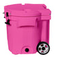 LAKA Coolers 30 Qt Cooler w/Telescoping Handle  Wheels - Pink