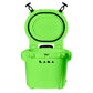 LAKA Coolers 30 Qt Cooler w/Telescoping Handle  Wheels - Lime Green