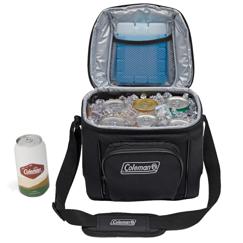 Coleman CHILLER 9-Can Soft-Sided Portable Cooler - Black