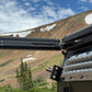 Ultimate Camp Shower Set: Hard Case Shower/Bathroom Awning + 90 Degree Swing Out