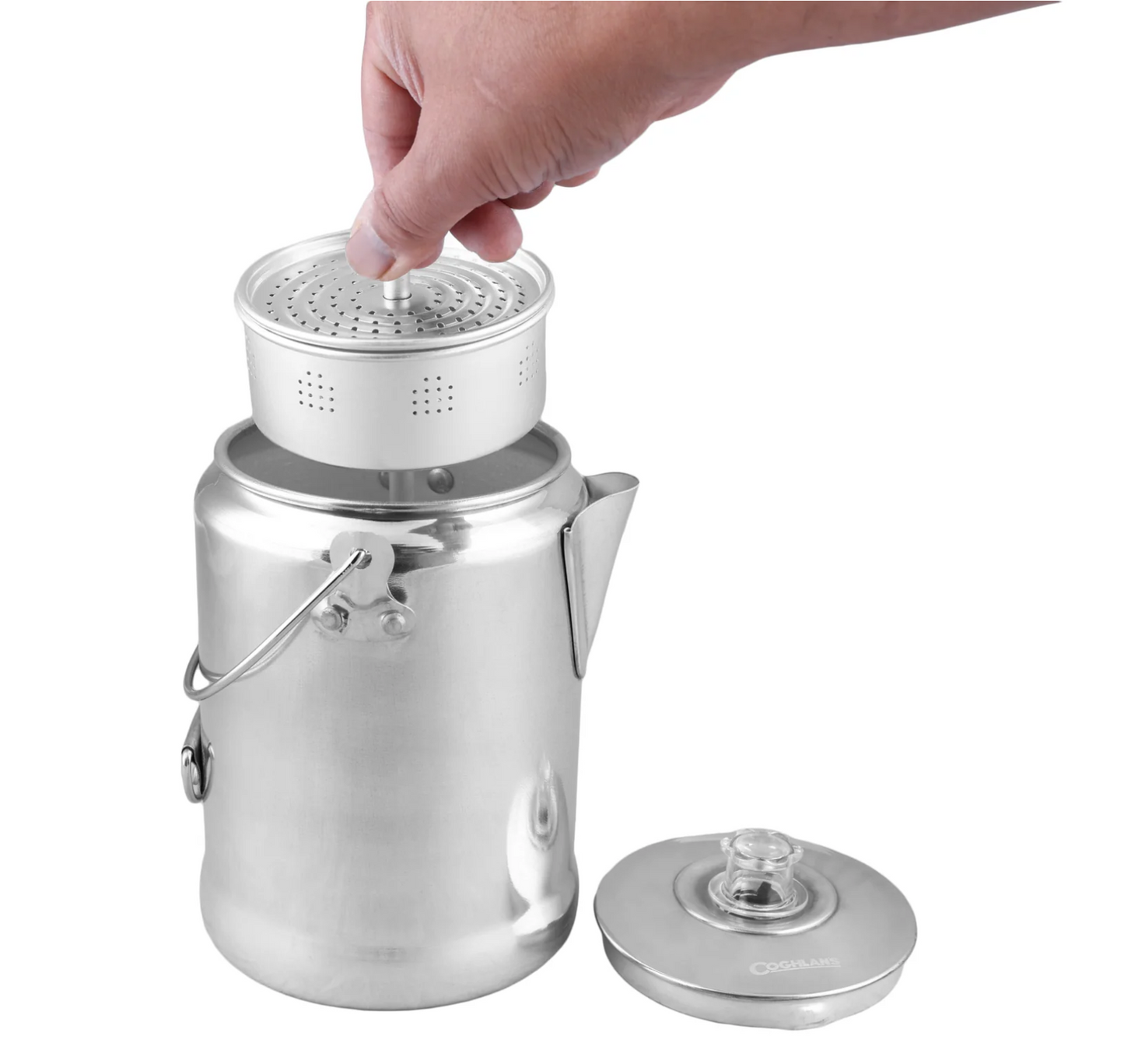 Aluminum Coffee Pot - 9 Cup