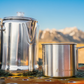 Aluminum Coffee Pot - 9 Cup