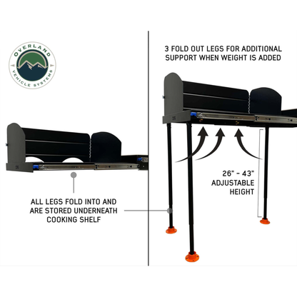 Cargo Box Kitchen W/Slide Out Sink, Cooking Shelf and slide Out Work Station