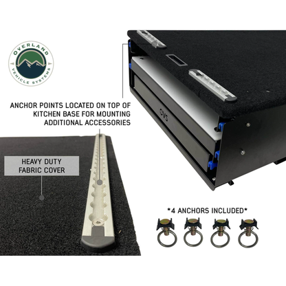 Cargo Box Kitchen W/Slide Out Sink, Cooking Shelf and slide Out Work Station