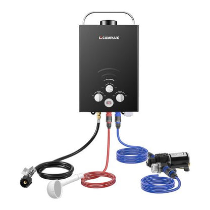 Camplux BW158BP60 Camping Water Heater With Pump Kit Camplux
