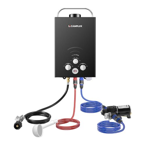 Camplux BW158BP60 Camping Water Heater With Pump Kit Camplux