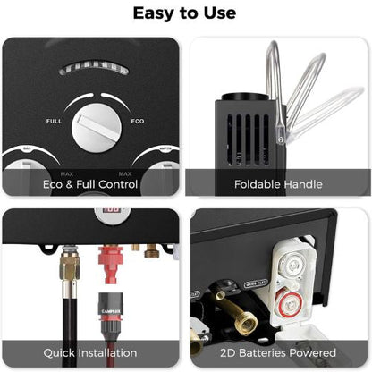 Camplux BW158BP60 Camping Water Heater With Pump Kit Camplux