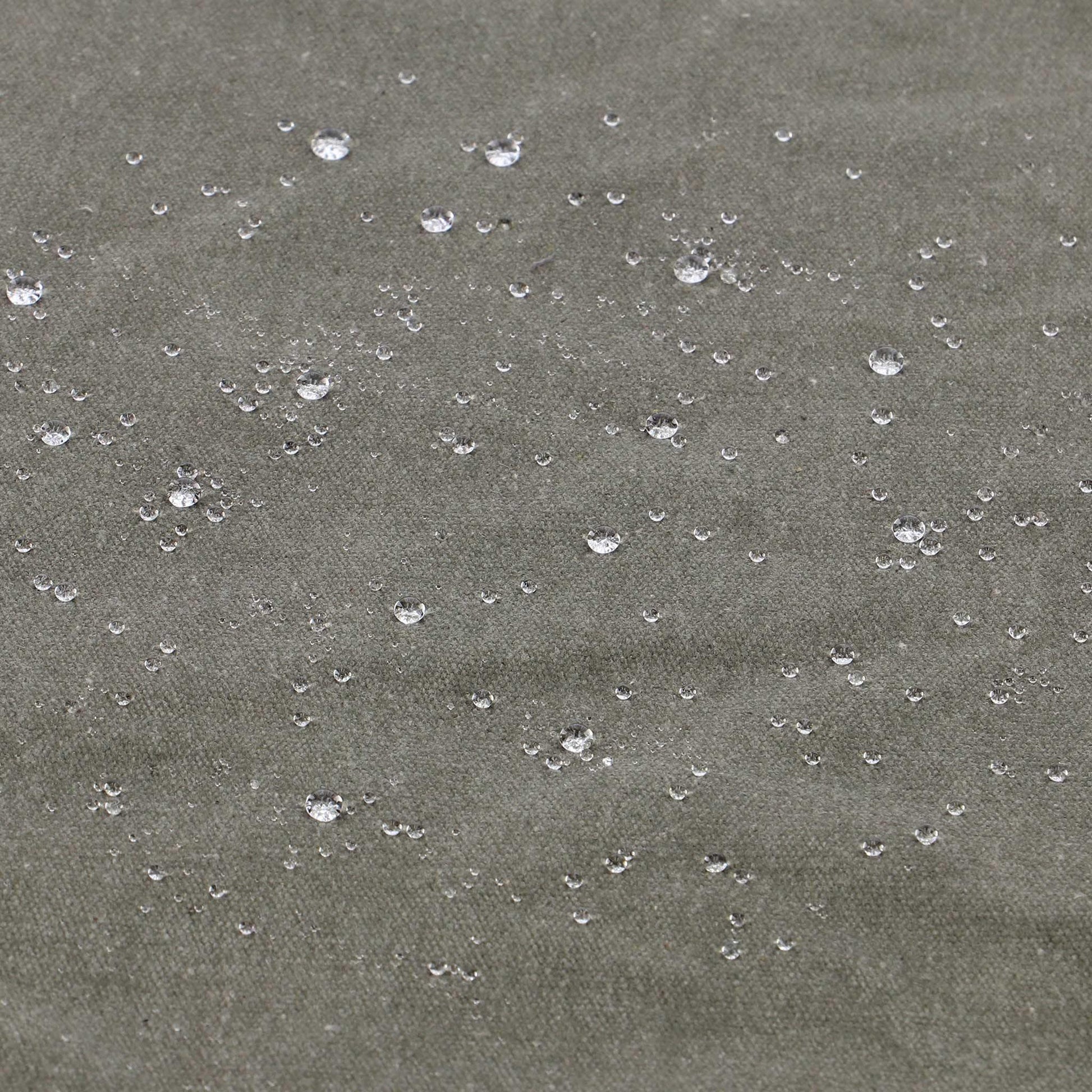 7' x 9' Canvas Tarp – 100% Cotton, 18 oz Heavy-Duty White Duck Outdoors