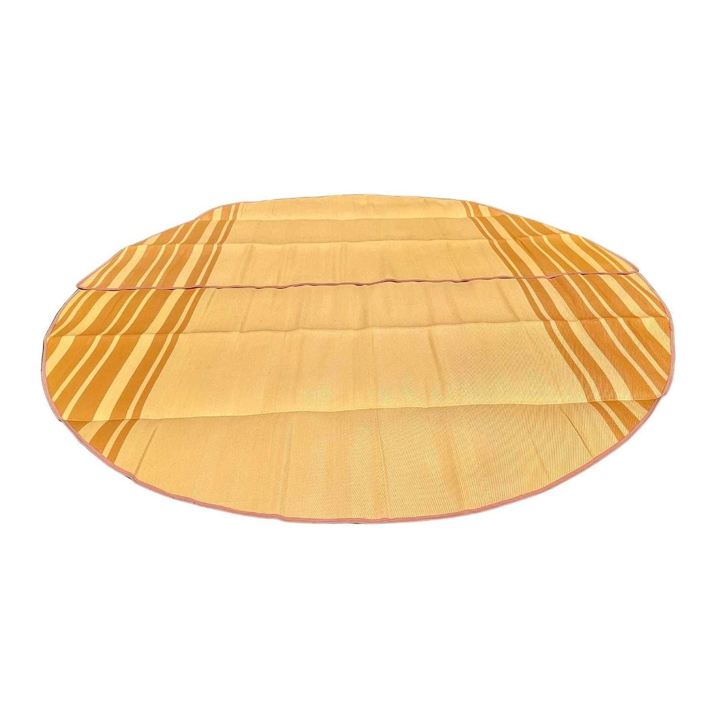 Striped Bell Tent Floor Matting | Citrus Tones | 13' (4M)