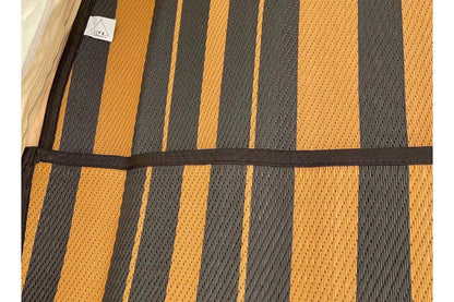 Striped Bell Tent Floor Matting Cover | 20' (6M) Size Life inTents