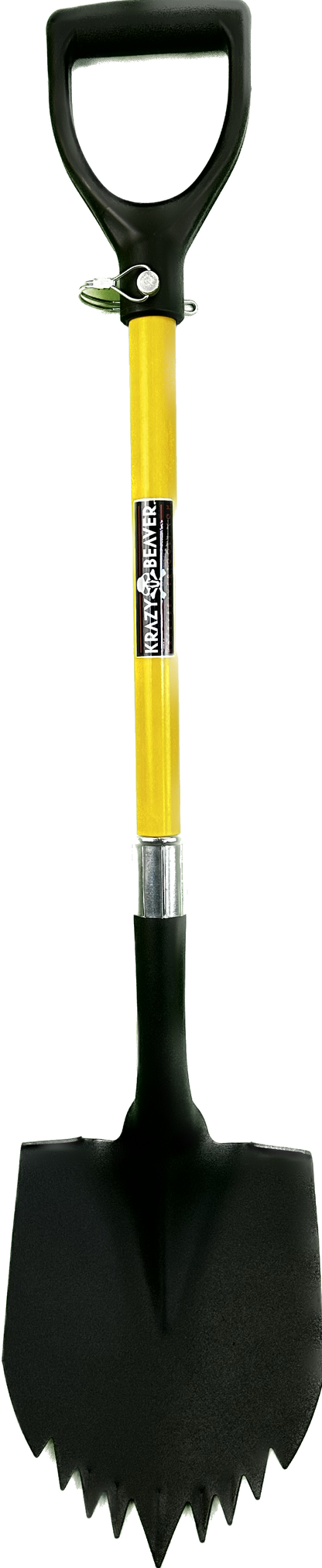 Krazy Beaver Shovel (Black Textured Head / Yellow Handle)