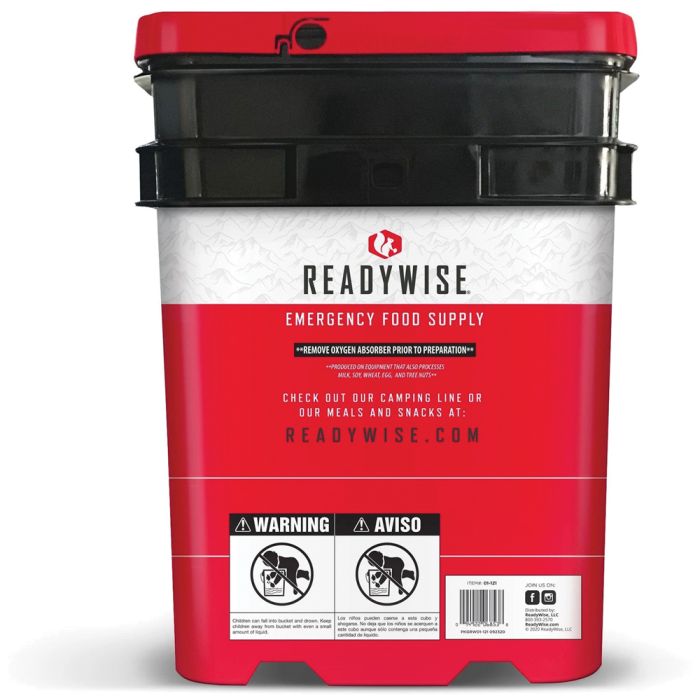 120 Serving Breakfast Bucket Readywise