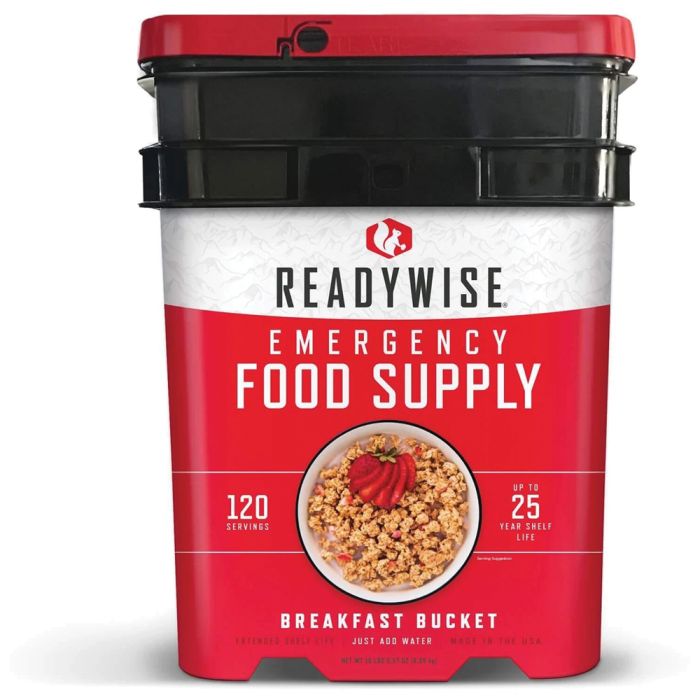 120 Serving Breakfast Bucket Readywise