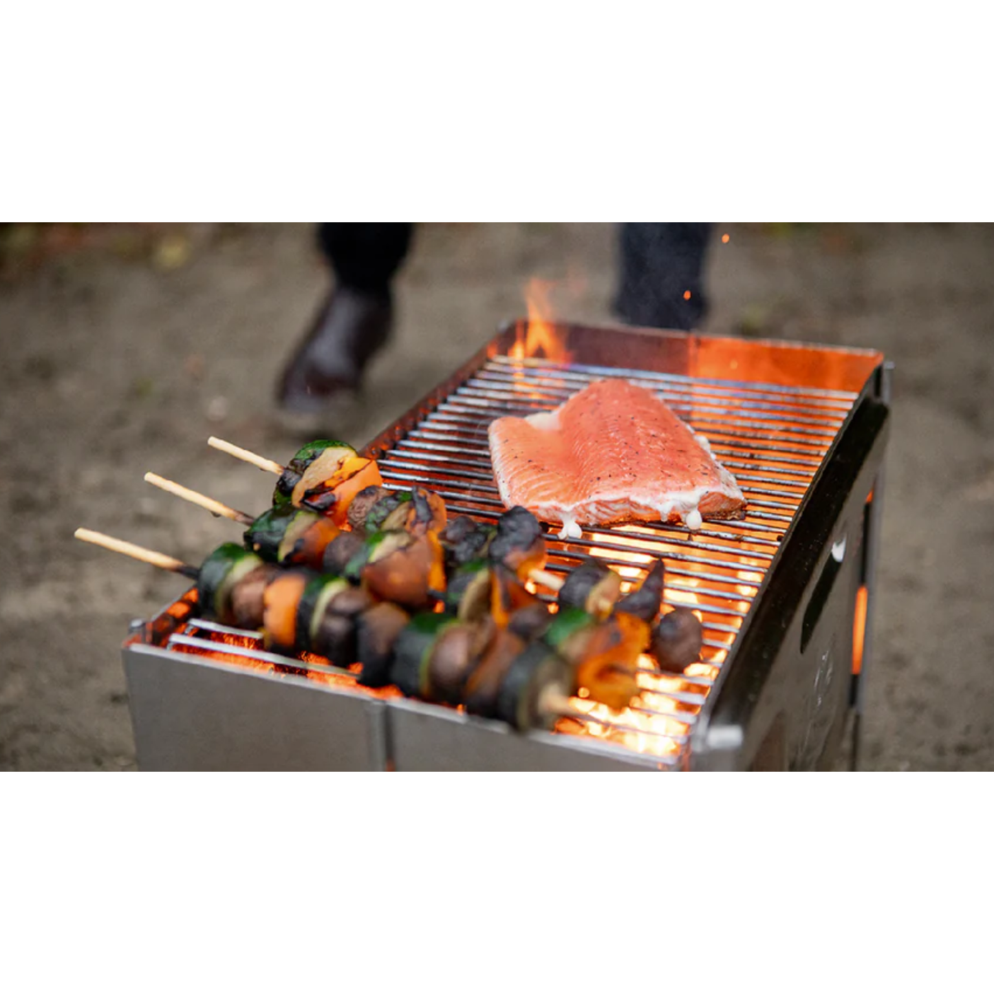 Flatpack Smokeless Firepit & Grill