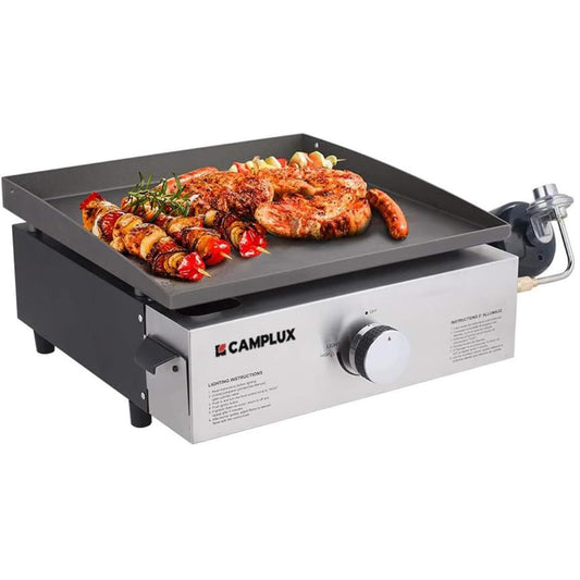 Camplux Outdoor Portable Griddles for RV, Camping and Tailgating - 17 Inch 13,000 BTU Camplux