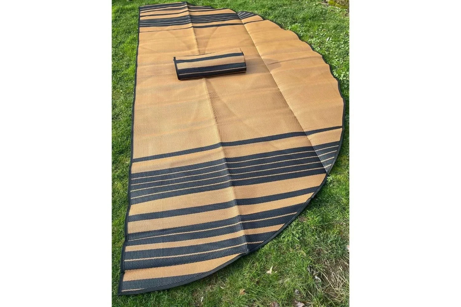 Striped Bell Tent Floor Matting Cover | 20' (6M) Size Life inTents