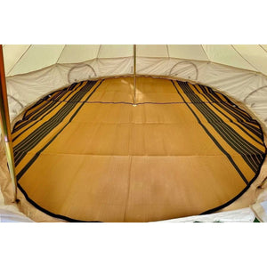 Striped Bell Tent Floor Matting Cover | 16' (5M)